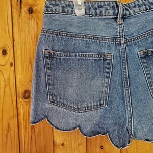 H&M Denim Jean Shorts Cute Hem